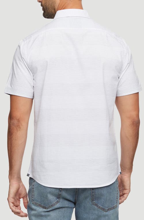 Shop Flag And Anthem Duncanville Dobby Stripe Cotton Shirt In White