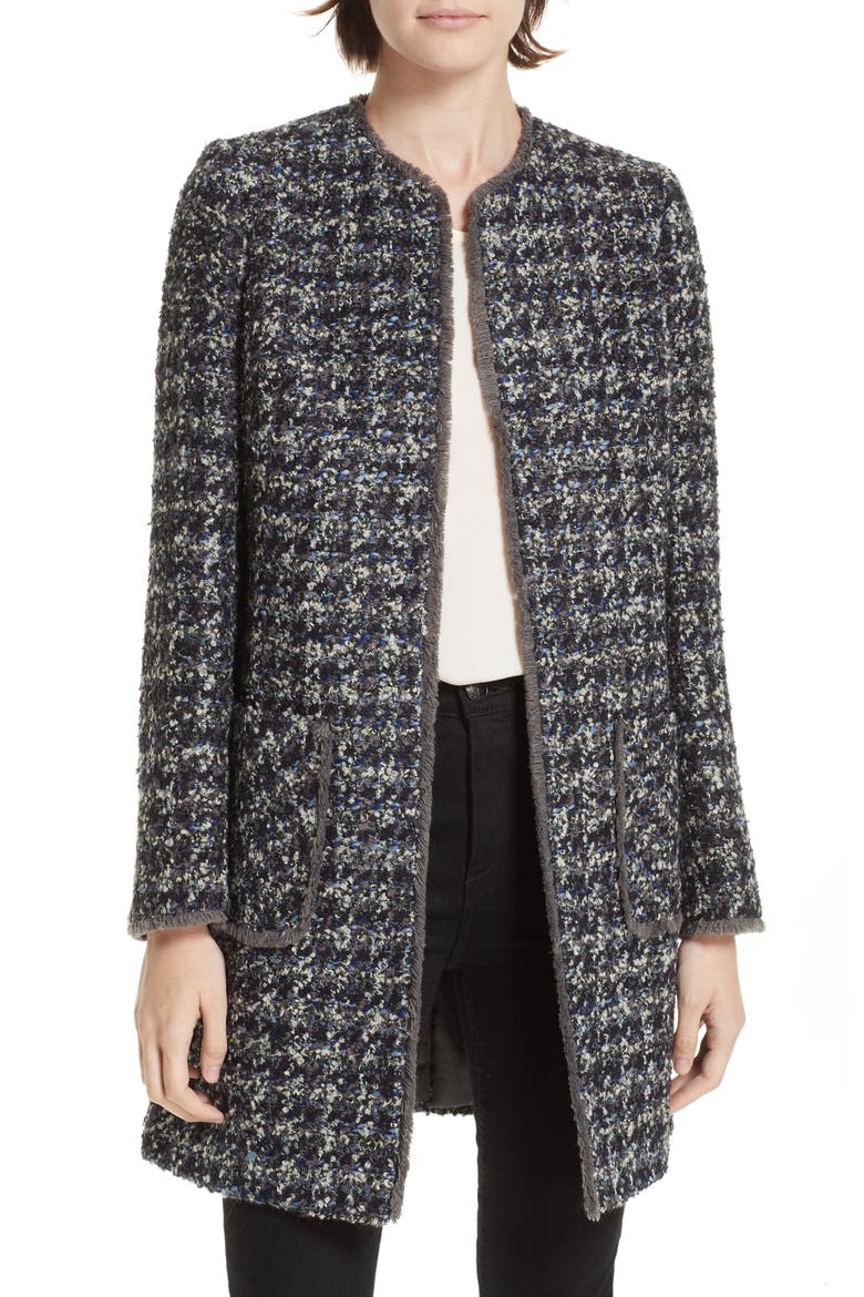 Tweed Topper, Main, color, BLUE MULTI