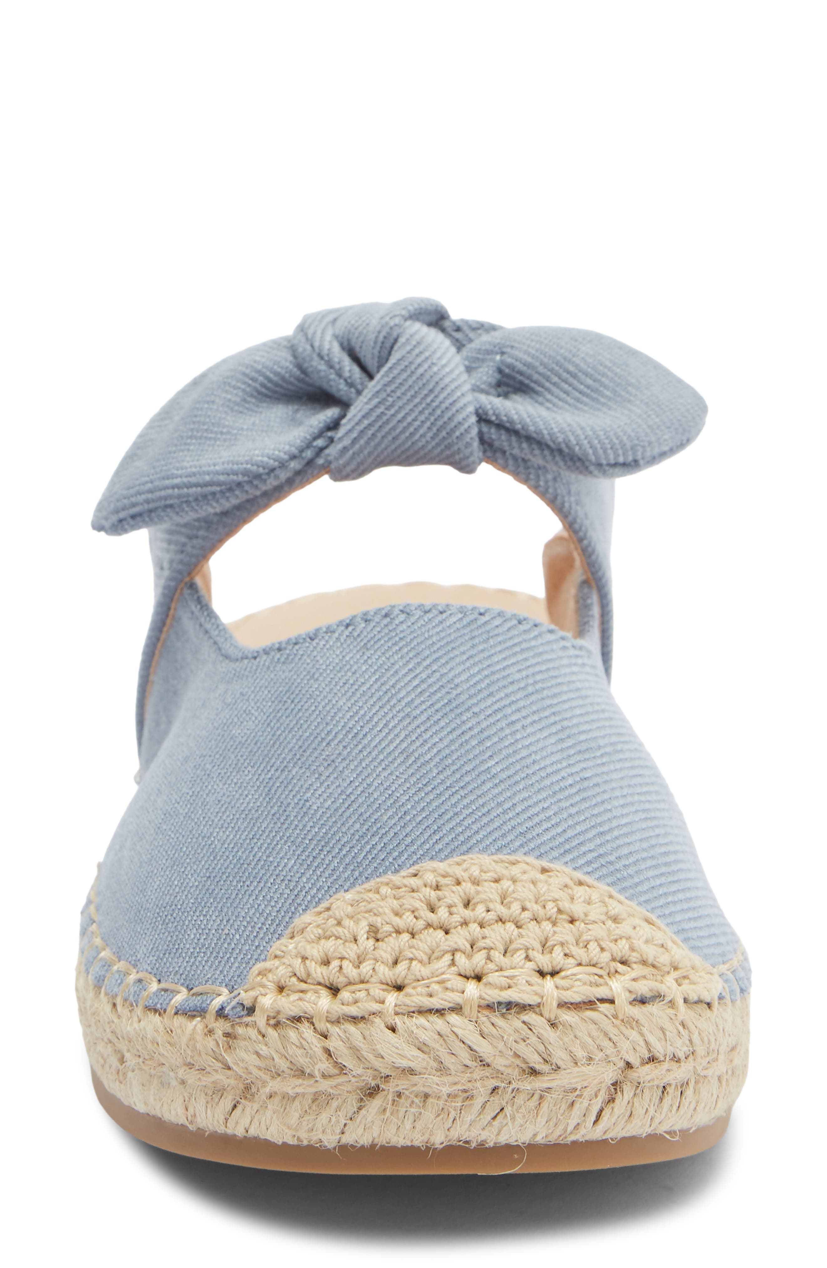 TOP MODA Brussels Denim Mule, Alternate, color, Blue Denim