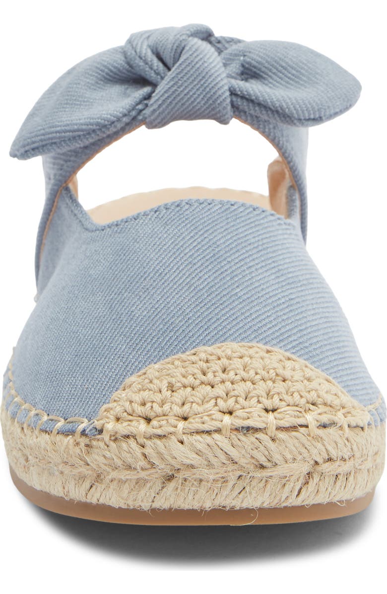 TOP MODA Brussels Denim Mule, Alternate, color, Blue Denim