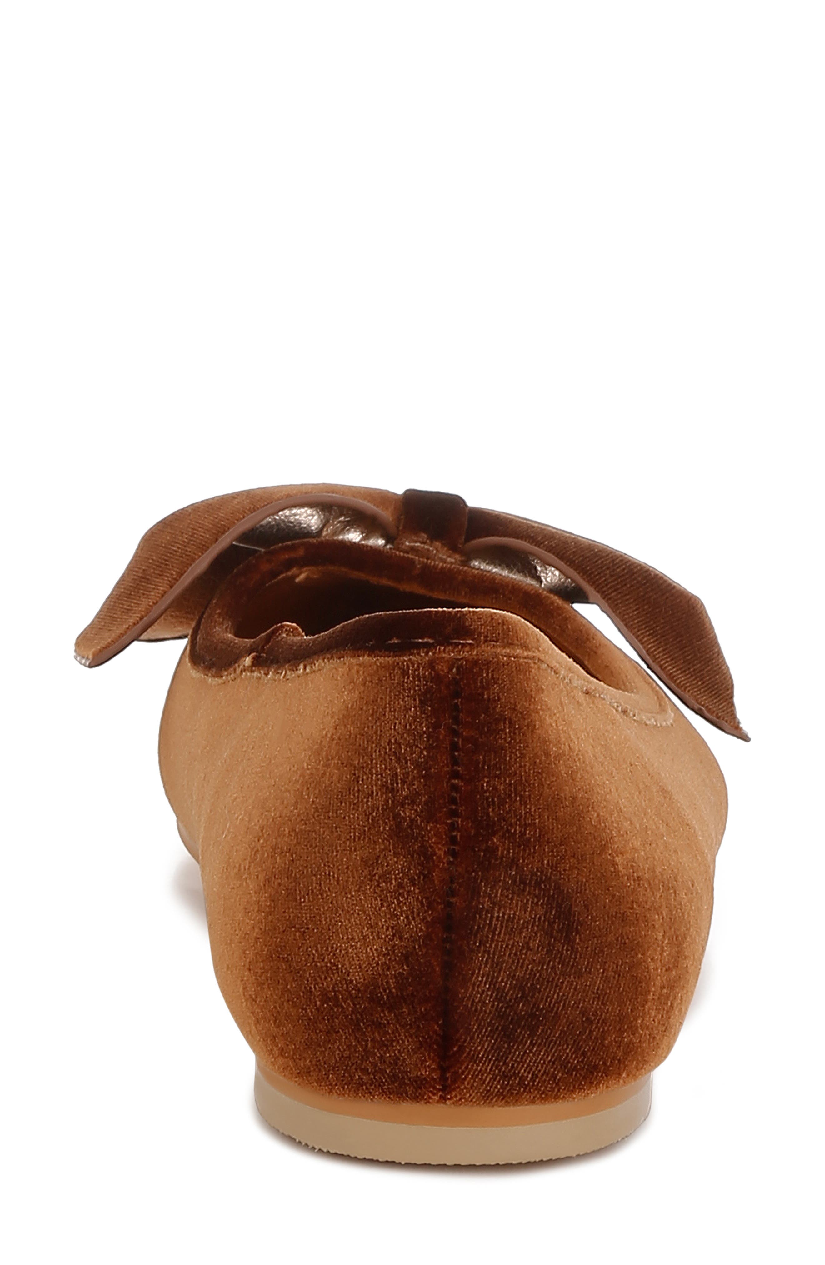 Rag & Co Pothos Water Repellent Bow Flat, Alternate, color, Bronze