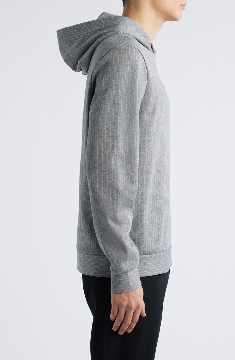 BOSS Seeger Cotton Blend Hoodie, Alternate, color, Medium Grey