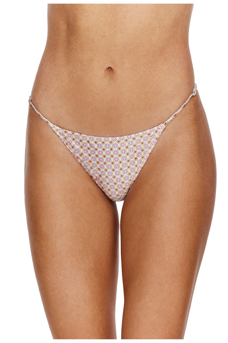 Vacation Mode Adjustable Bikini Bottom, Main, color, Multi-Pastel