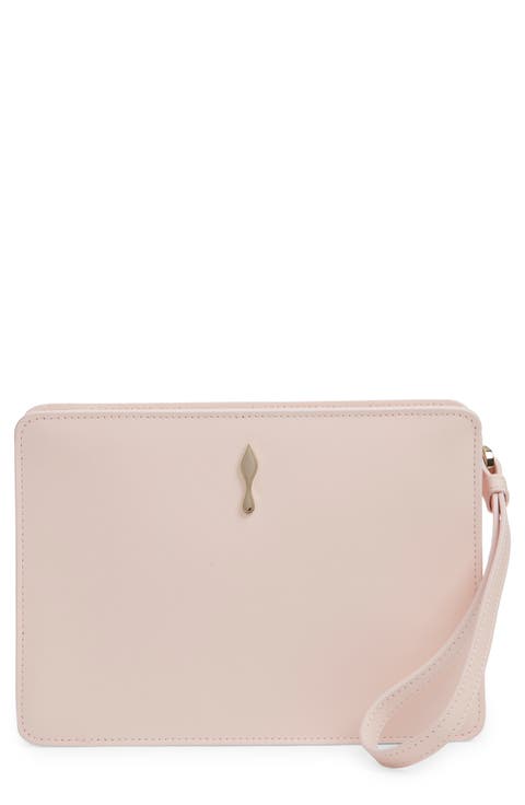Small Bettina Leather Wristlet