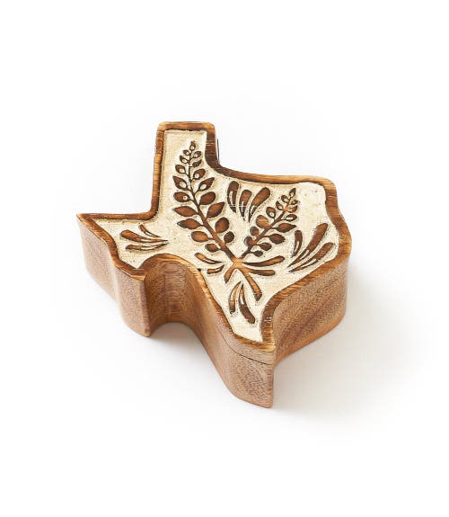 Matr Boomie Texas Bluebonnet Keepsake Box In Multi