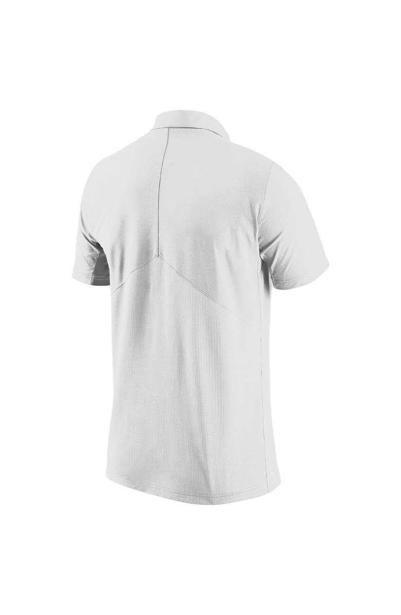 Nike Men's Nike White Clemson Tigers Coaches Performance Polo, Alternate, color, White