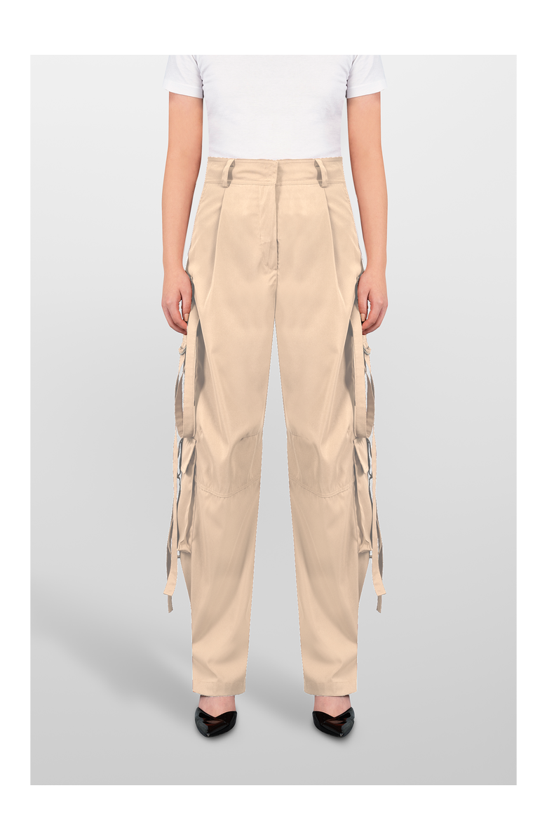 LAURA APARICIO Maxi Cargo Pocket Pants, Main, color, Beige