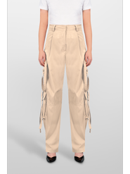 LAURA APARICIO Maxi Cargo Pocket Pants