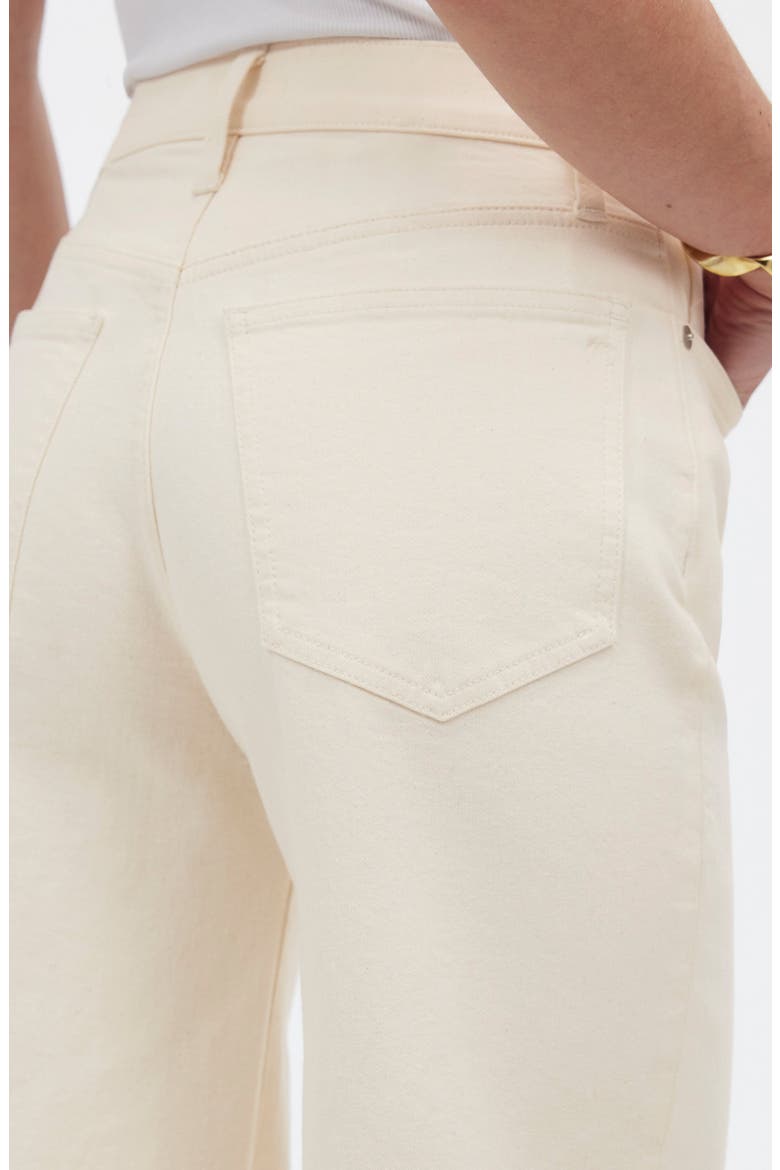 The Perfect Vintage Raw Hem High Waist Crop Wide Leg Jeans, Alternate, color, VINTAGE CANVAS