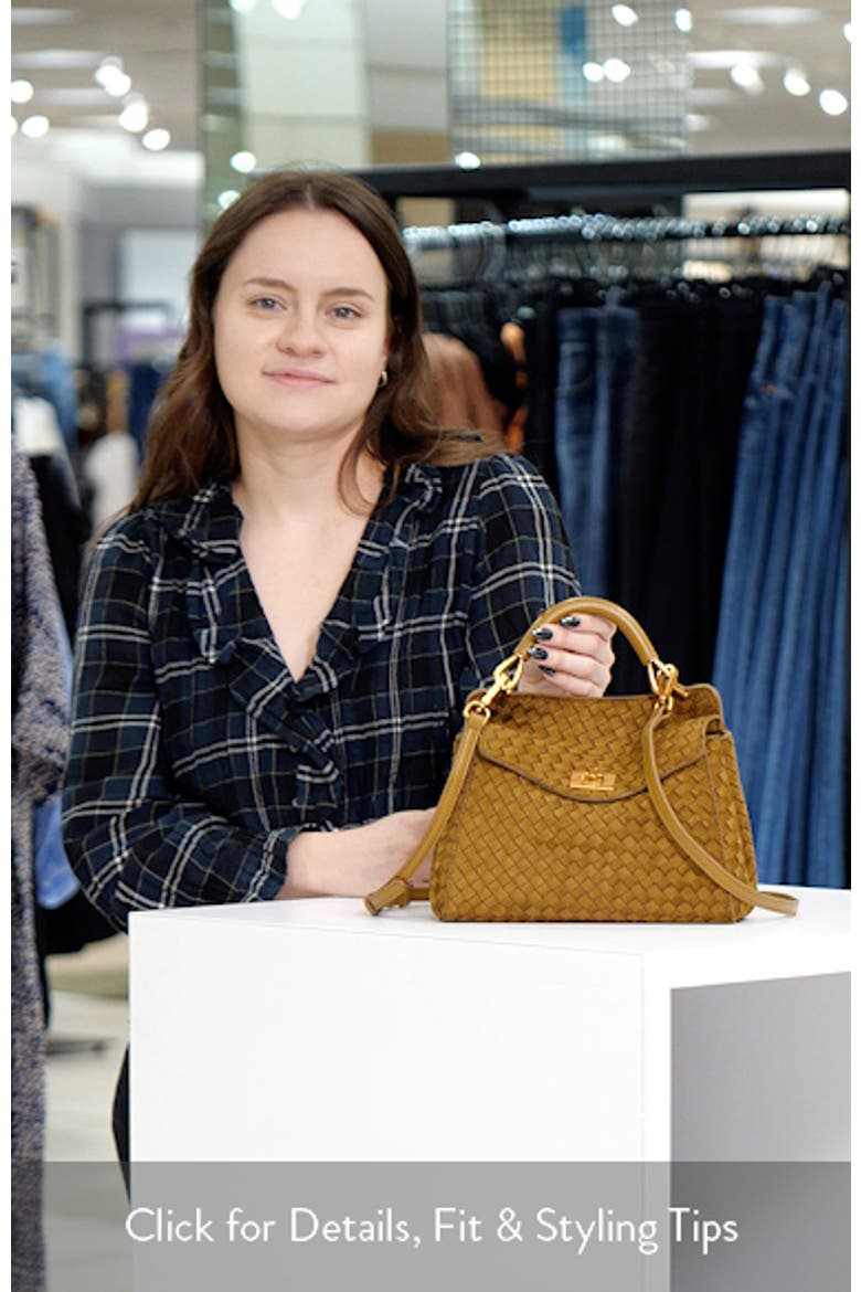 Lucia Faux Suede Top Handle Bag video