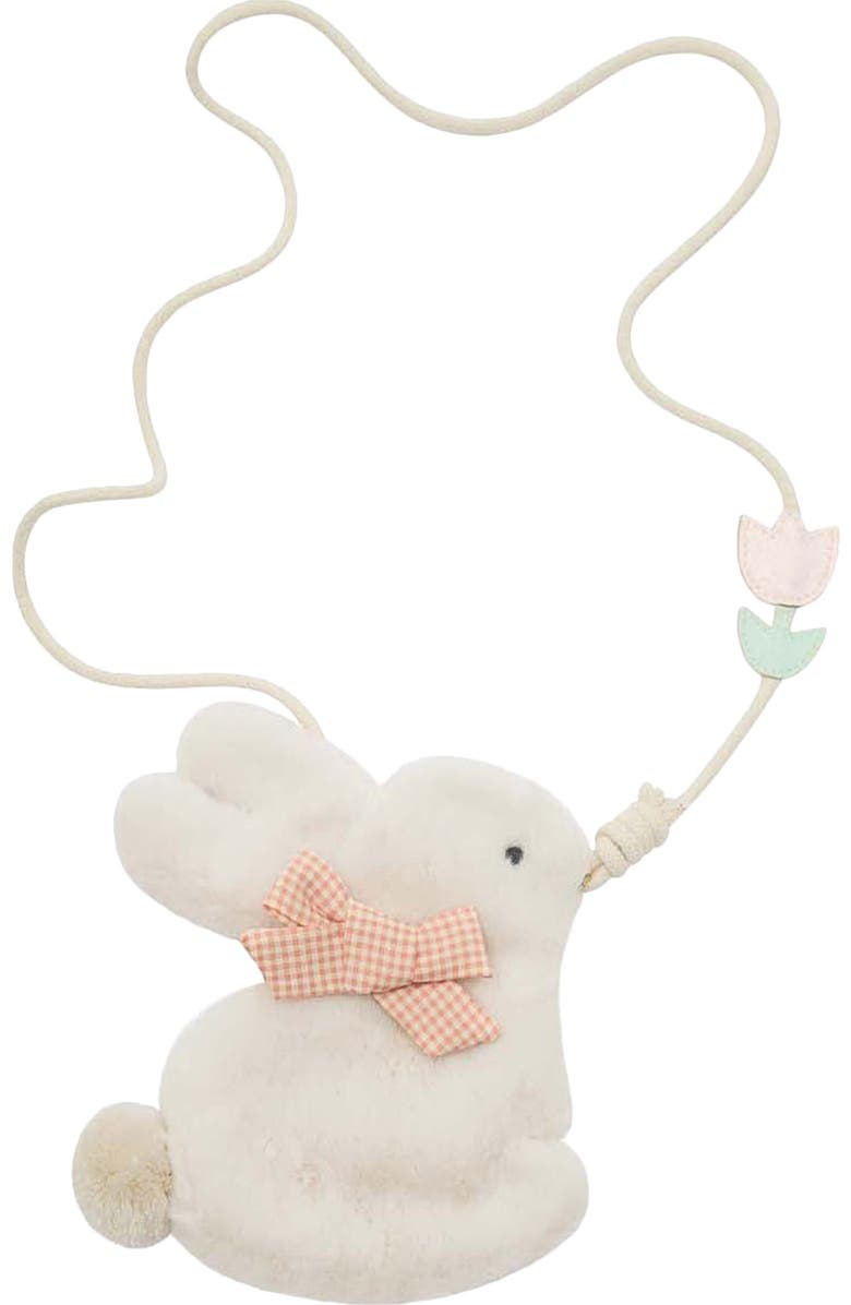 Mimi & Lula Kids' Fluffy Bunny Bag, Main, color, Light Beige
