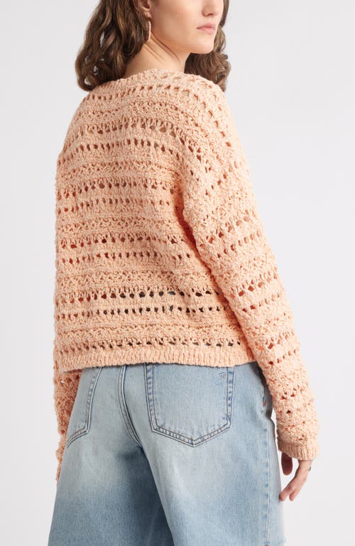 TREASURE & BOND TREASURE & BOND OPEN STITCH COTTON SWEATER