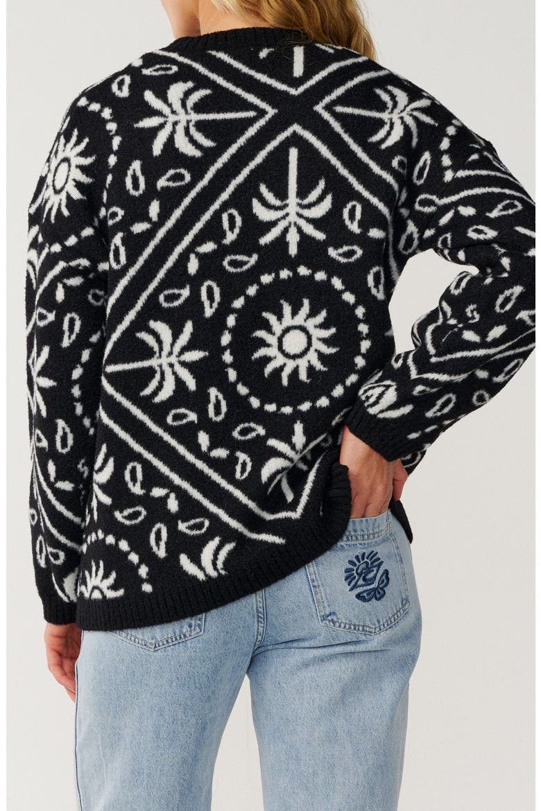 Bossa Nova Sweater, Alternate, color, BLACK