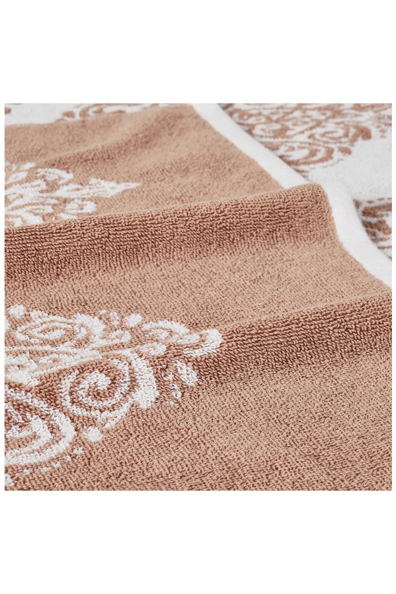 Damask 6-Piece Towel Set, Alternate, color, TUSCANY