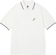 vowels Floral Polo
