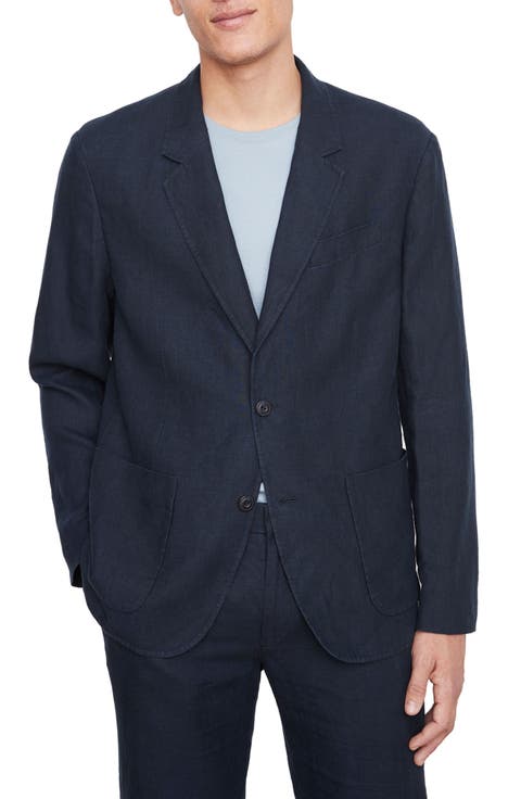 Relaxed Fit Hemp Sport Coat