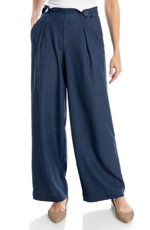 Pleated Woven Pants