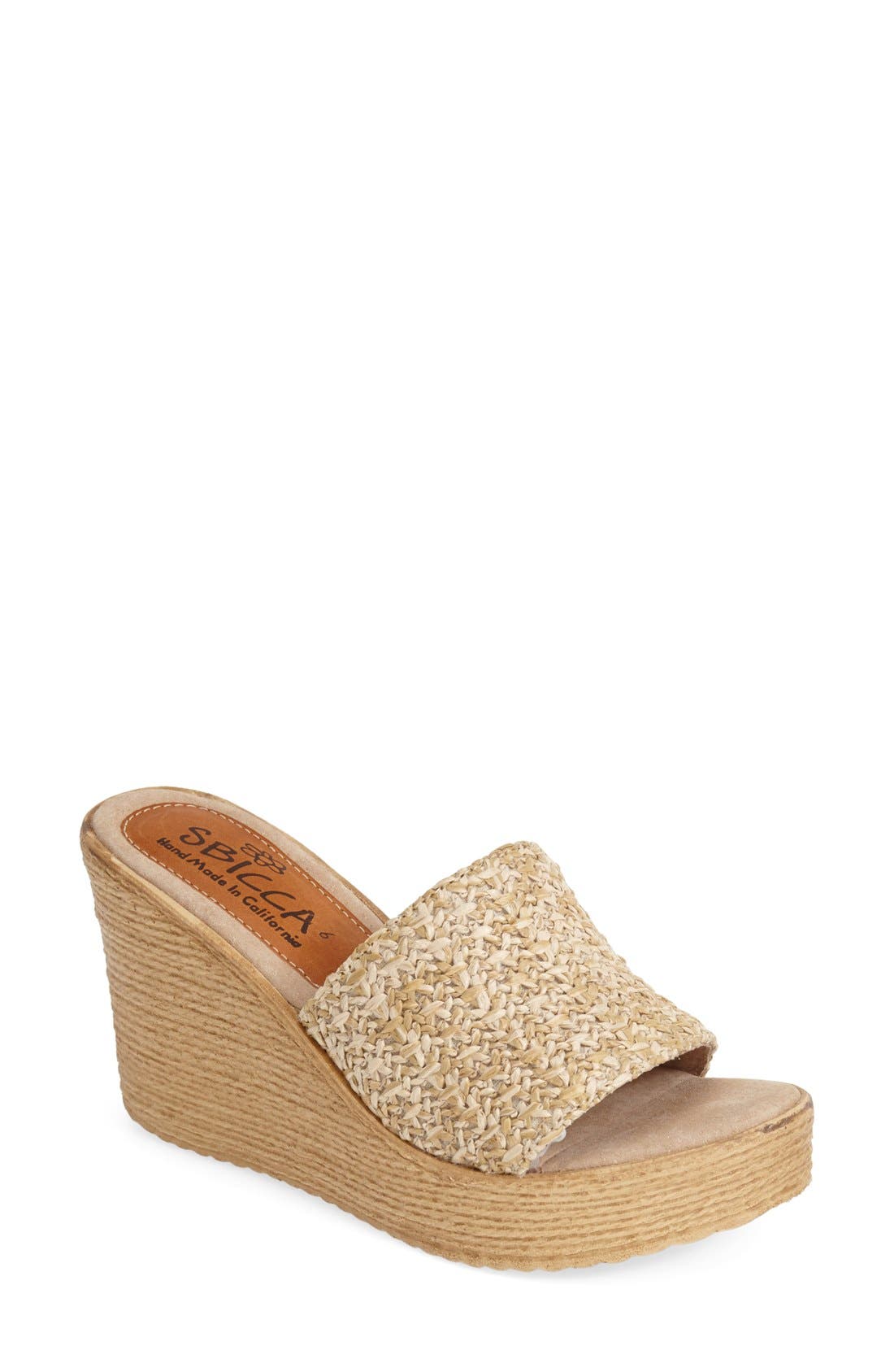 Sbicca 'Malibu' Platform Wedge Sandal, Main, color, 