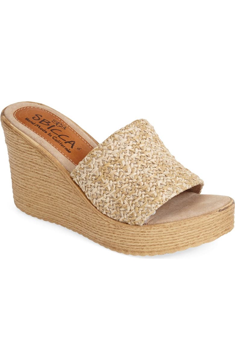 Sbicca 'Malibu' Platform Wedge Sandal, Main, color,