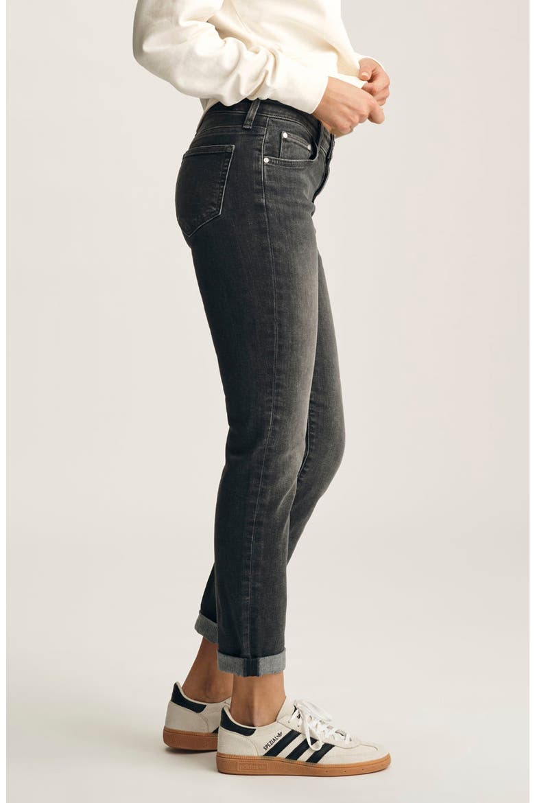 Emma Mid Rise Slim Boyfriend Jeans, Alternate, color, MID SMOKE TRIBECA