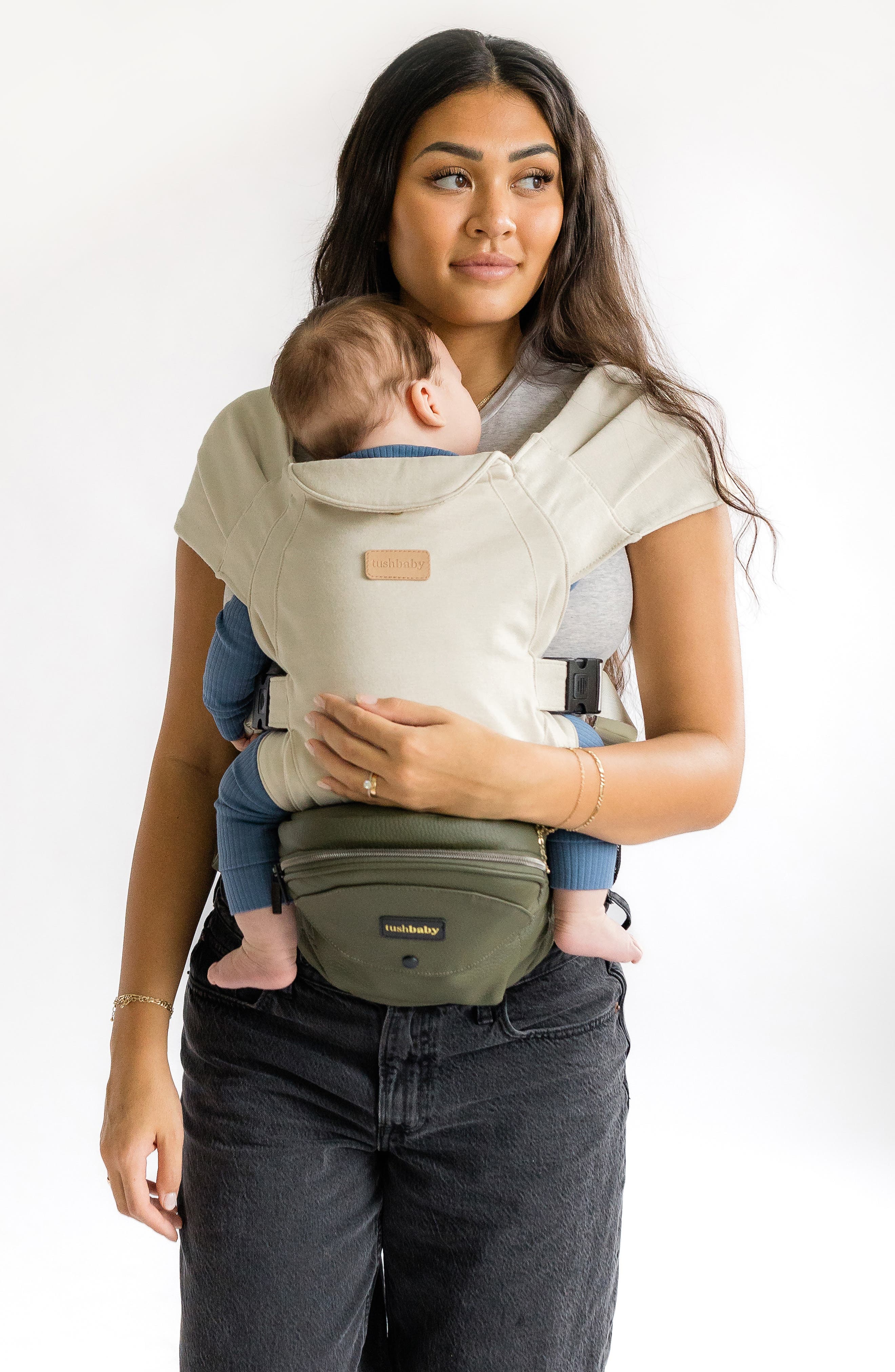 Tushbaby Hands-Free Carrier Set with Included Crossbody Strap