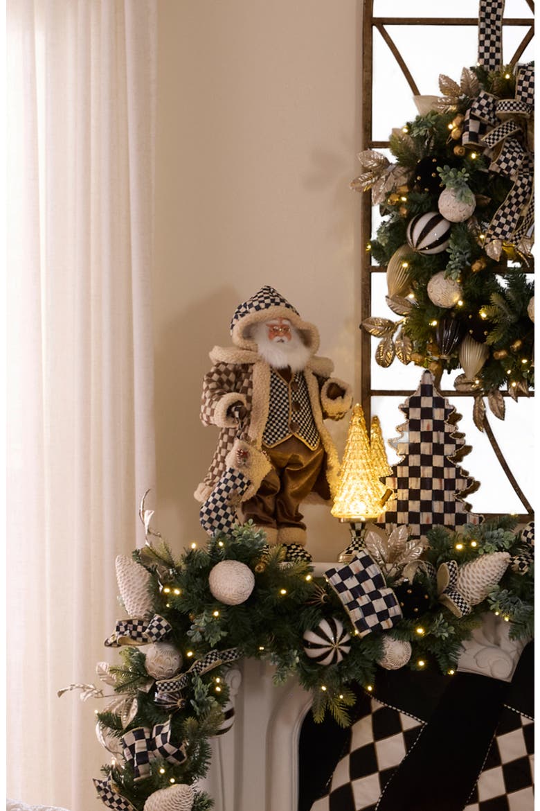 Gingerbread Santa Claus, Alternate, color, BROWN