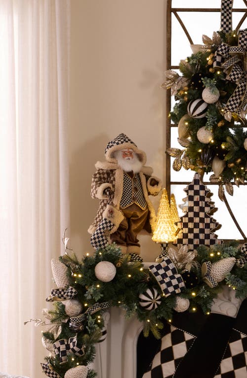 Mackenzie-childs Mackenzie Childs Gingerbread Santa Claus In Multi