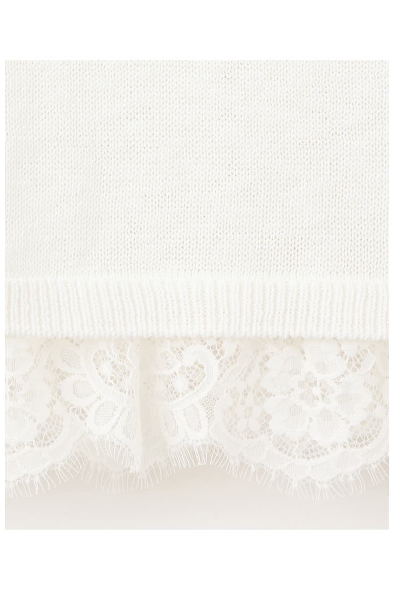 Lace Detail Knit Top, Alternate, color, ECRU