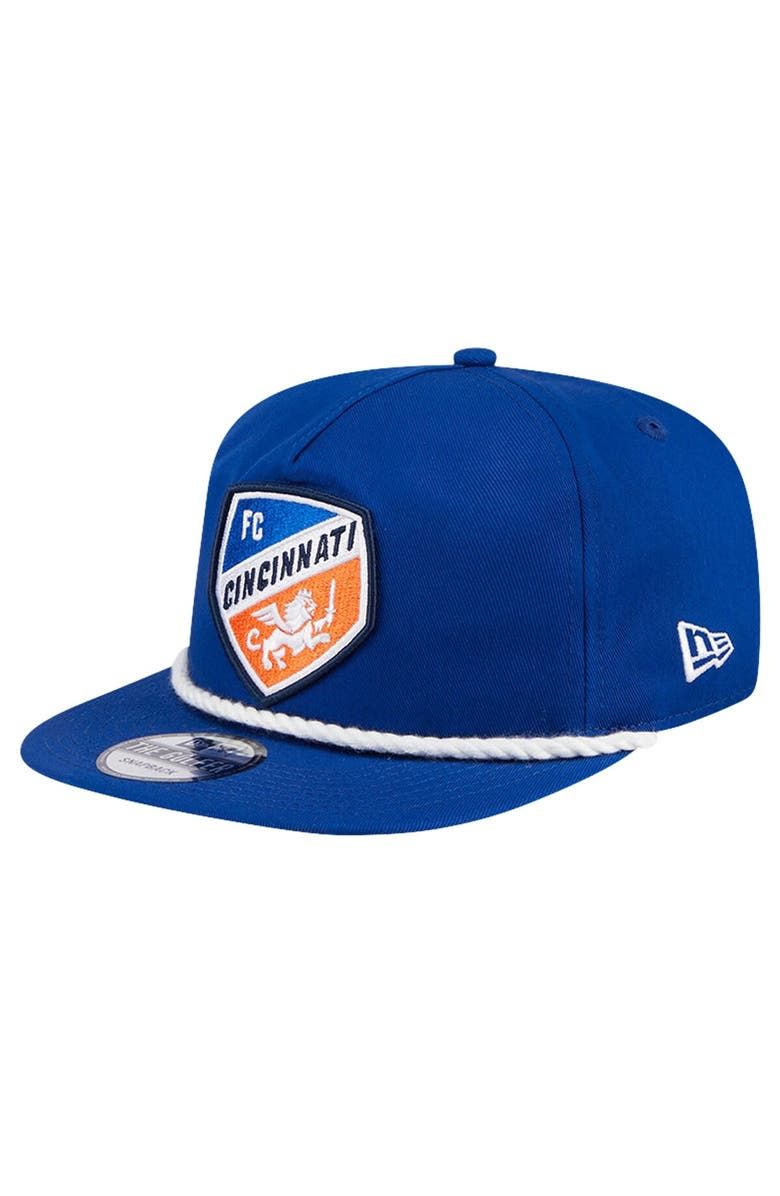 New Era Men's New Era Blue FC Cincinnati The Golfer Kickoff Collection Adjustable Hat, Alternate, color, Blue