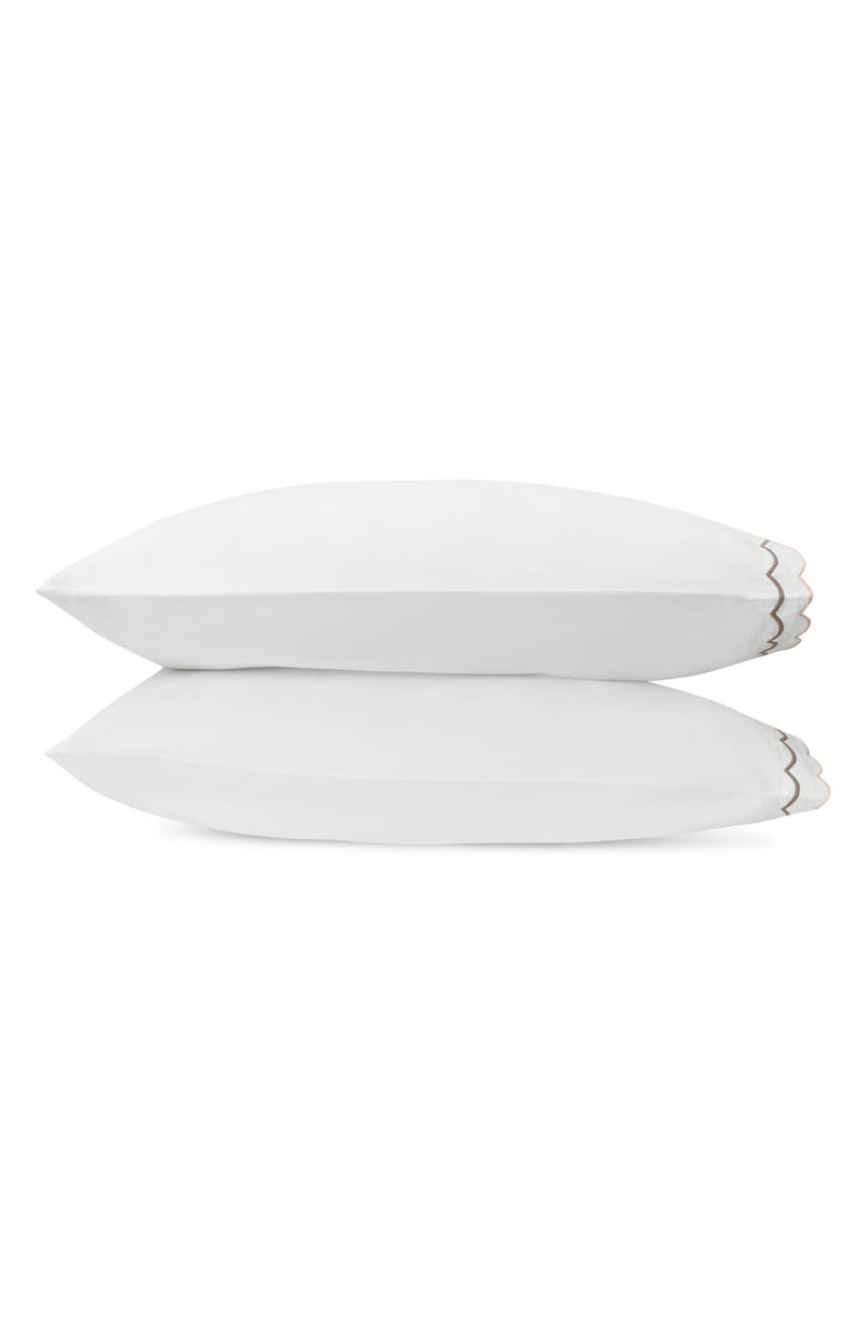 Matouk India Set of 2 350 Thread Count Cotton Pillowcases, Main, color, 