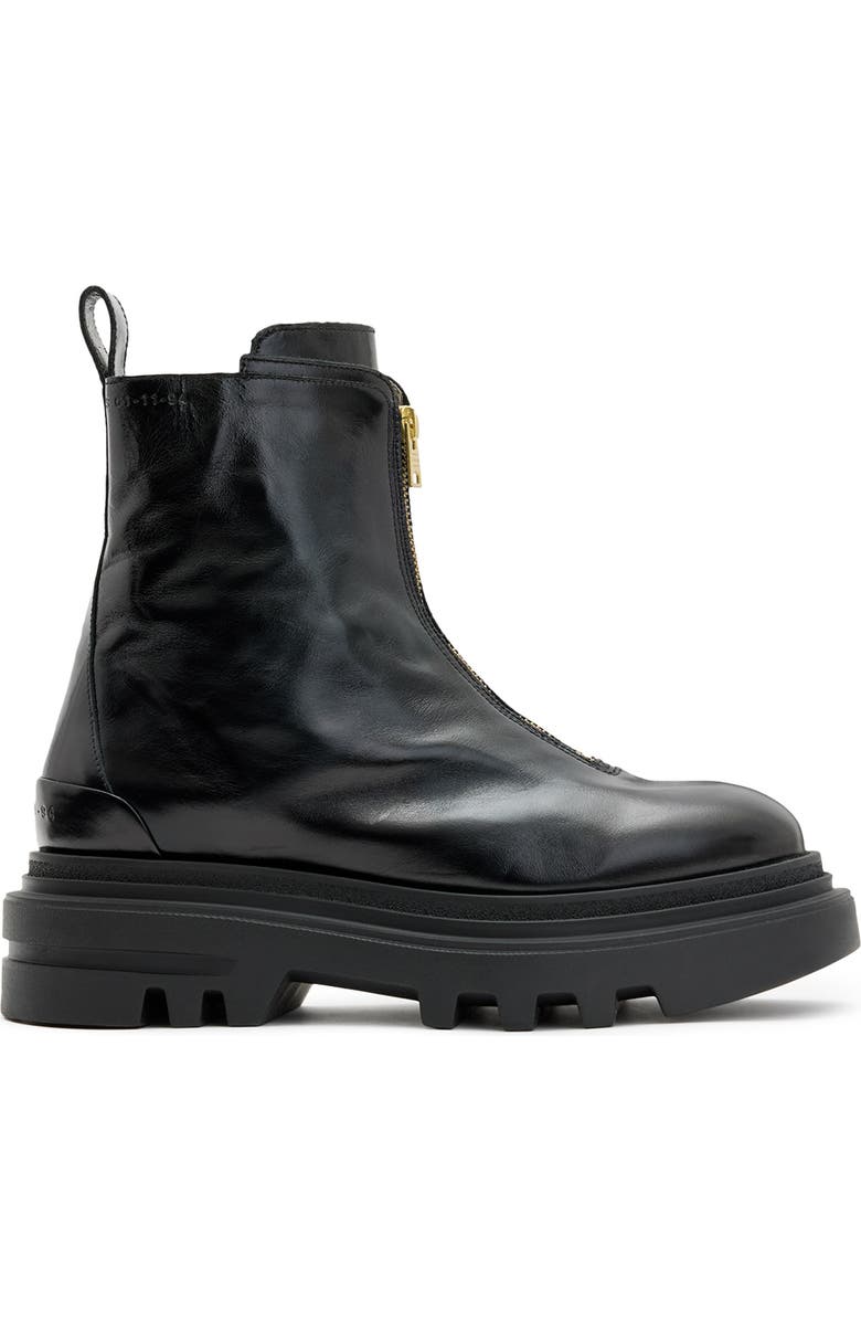 AllSaints Othello Lug Sole Platform Bootie, Alternate, color,