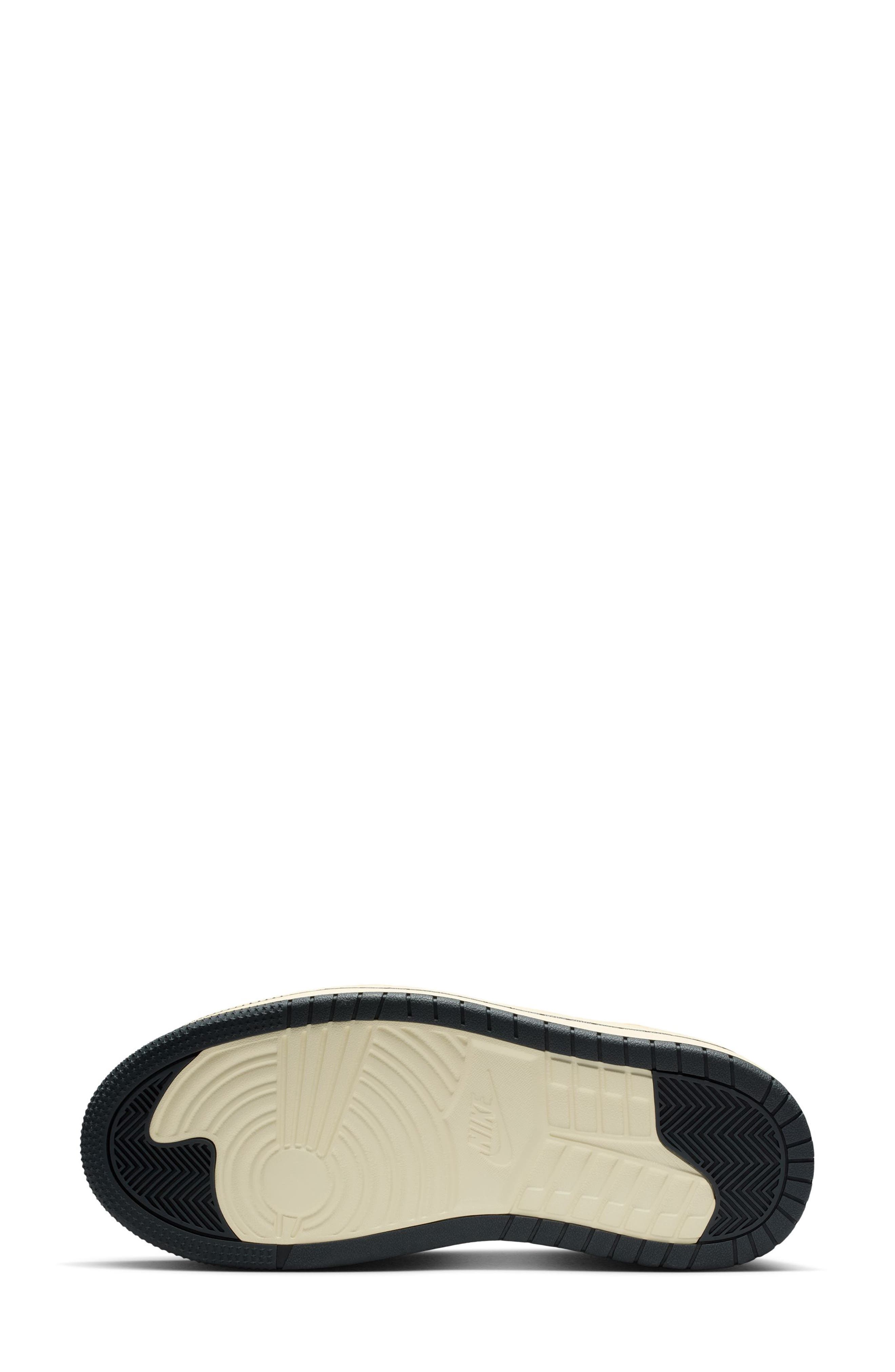 Jordan Air Jordan 1 Triple Platform Basketball Sneaker, Alternate, color, Sail/ Anthracite/ Coconut Milk