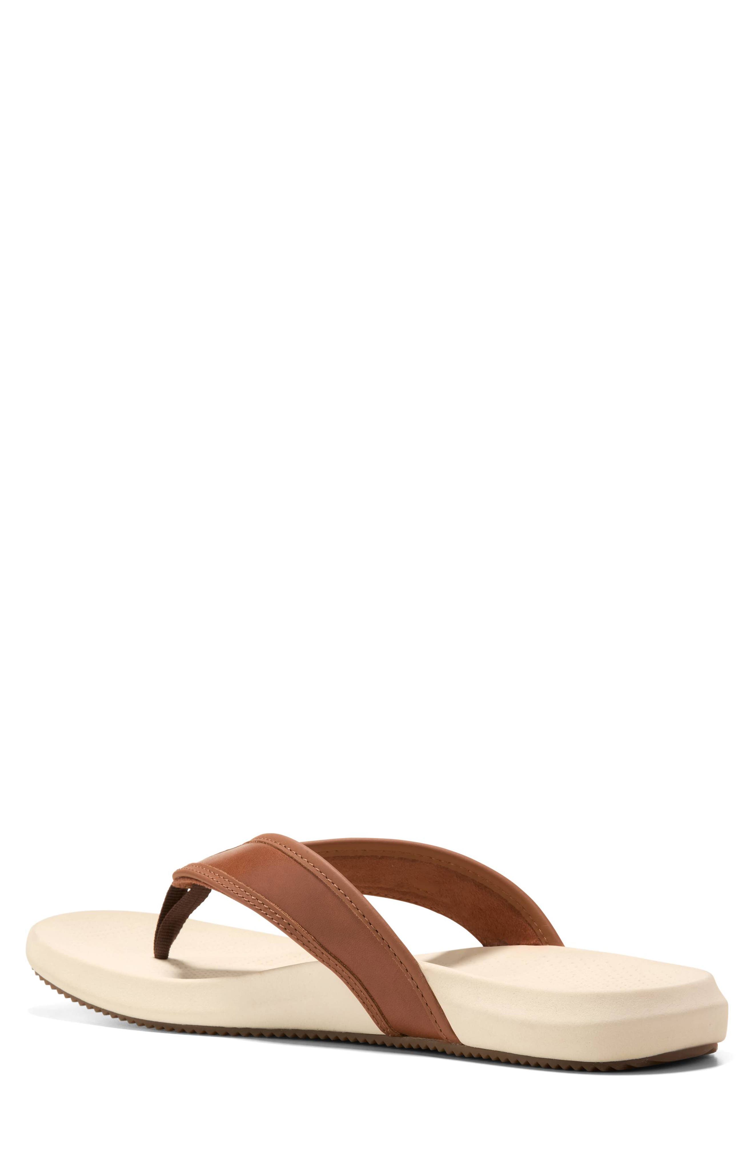 Cole Haan Montauk Resort Flip Flop, Alternate, color, British Tan Angora