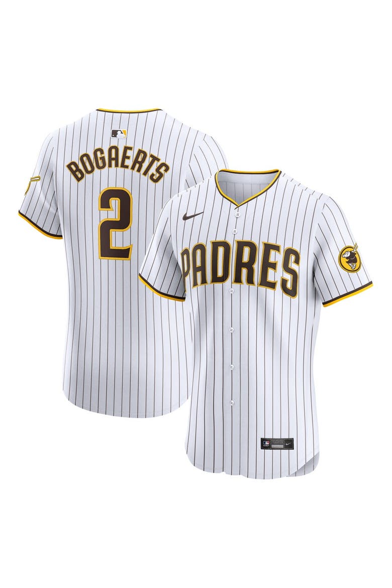 Men's Nike Xander Bogaerts White San Diego Padres Home Elite Jersey, Main, color, White