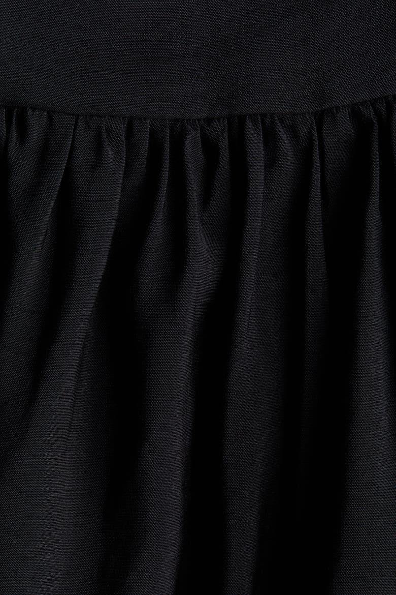 Tie-strap Midi Dress, Alternate, color, Black