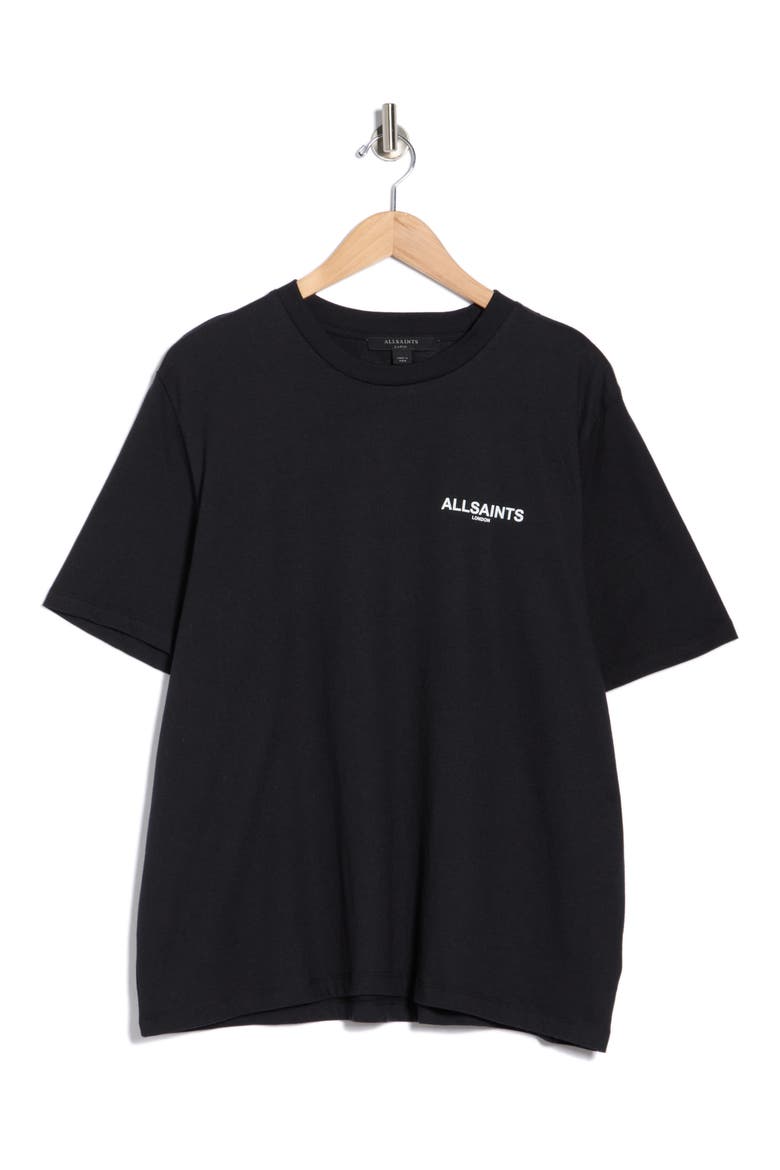 Fleurir Lila Boyfriend T-Shirt, Alternate, color, BLACK