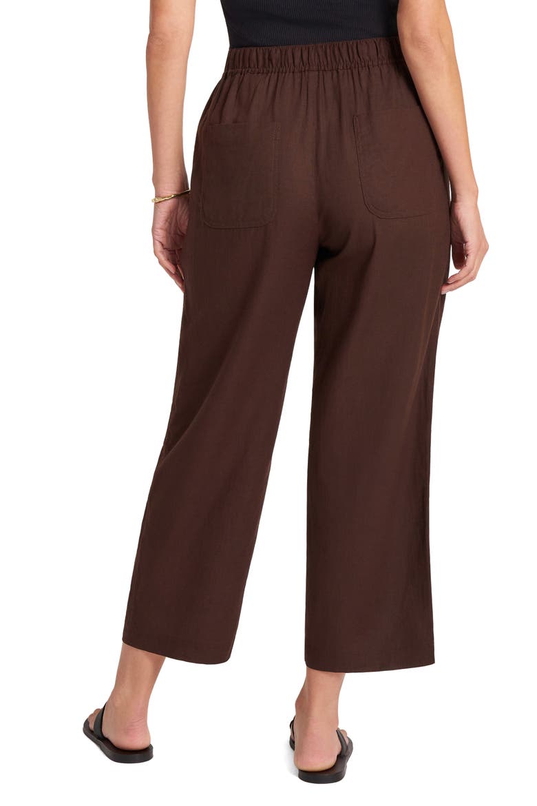 Rumi Relaxed Crop Pants, Alternate, color, CHOCOLATE