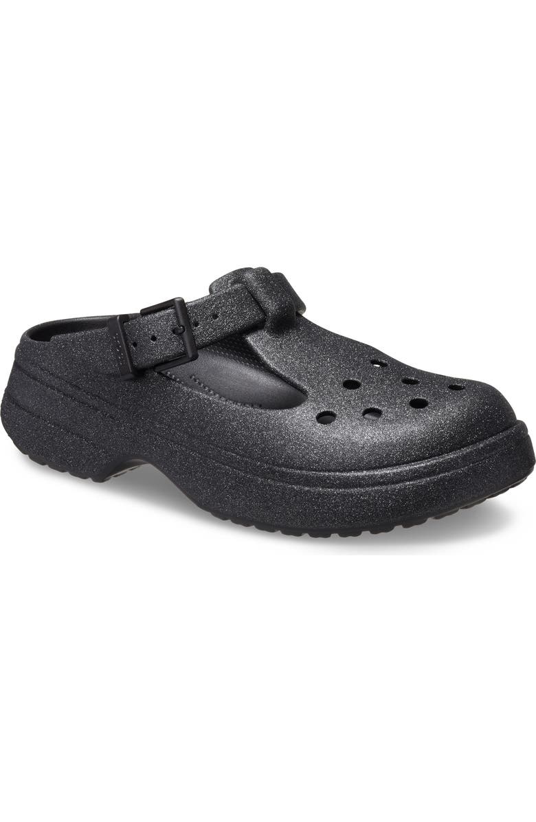 CROCS Classic Glitter Clog, Main, color, Black