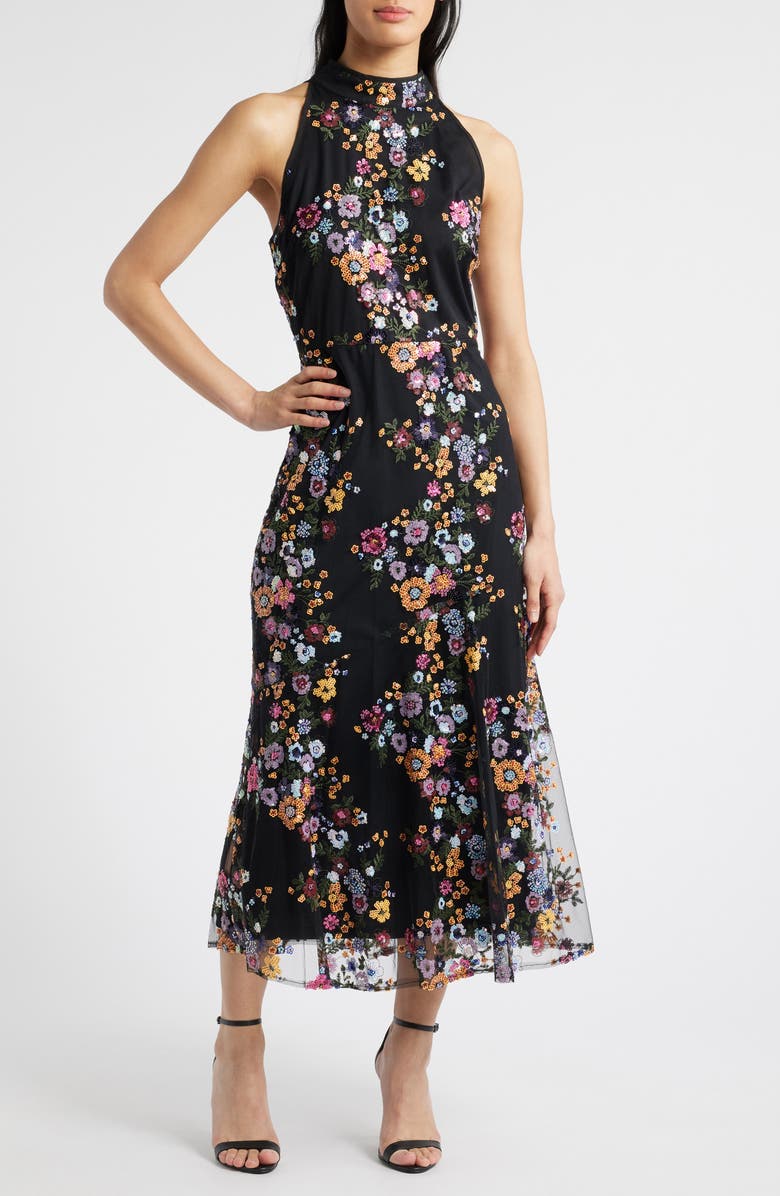 Sam Edelman Embellished Cocktail Dress, Main, color, 