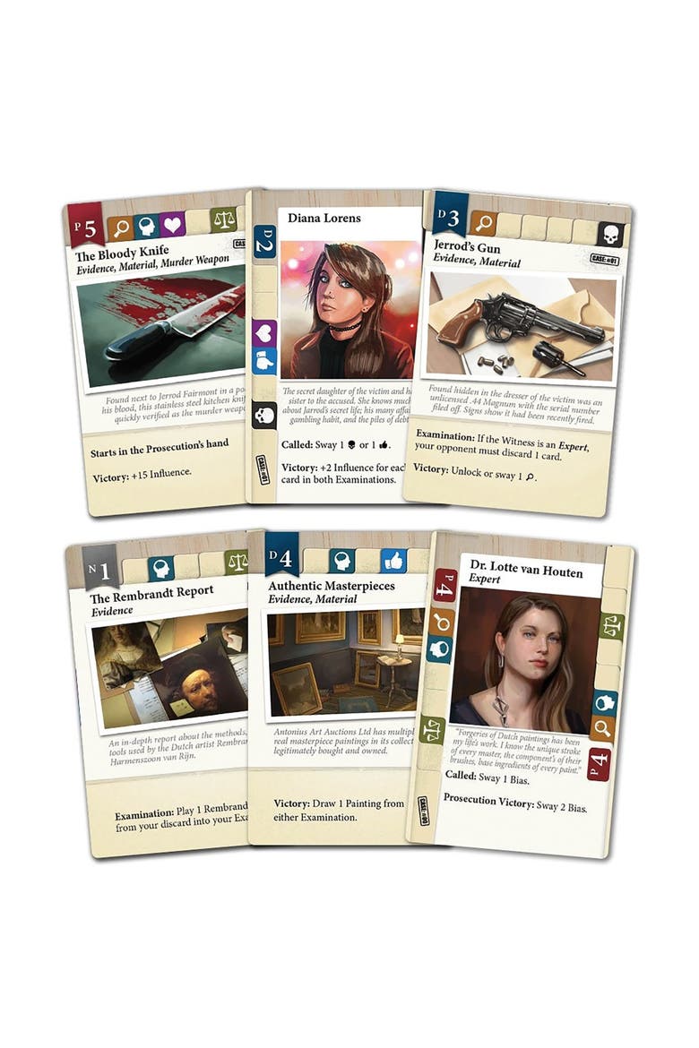 Lawyer Up Season One Courtroom Card Strategy Game, Alternate, color, Multicolored