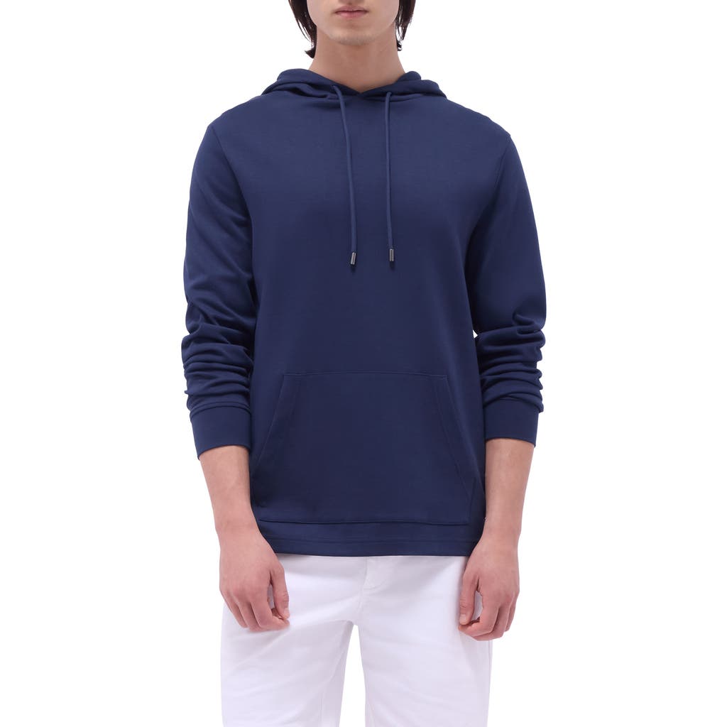 Bugatchi Slim Fit Hoodie In Navy