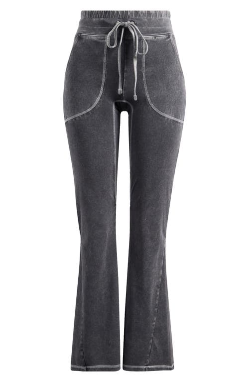 Free People New Flow Flare Leggings In Gray