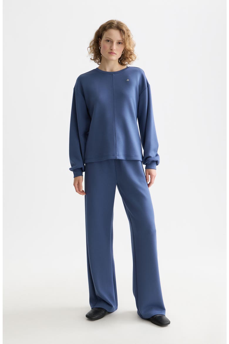 Tie Waist Sweatpants, Alternate, color, OCEANA