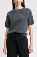 Nordstrom Brushed Cashmere Sweater Tee