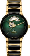RADO Centrix Open Heart Automatic Ceramic Bracelet Watch, 39.5mm