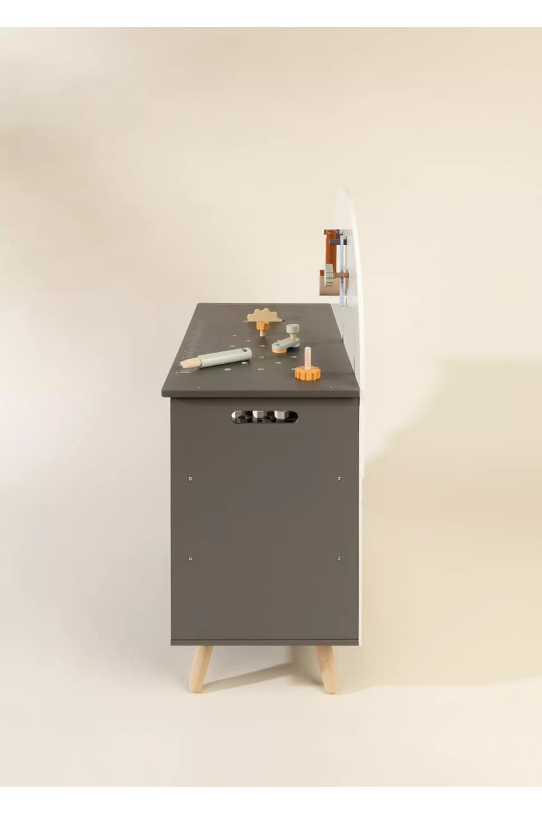 Wooden Workbench Playset, Alternate, color, Natural Wood