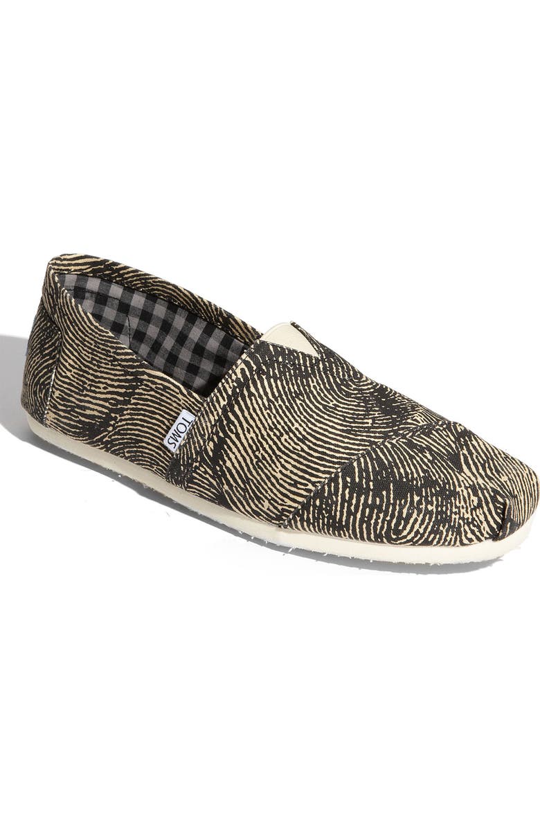 TOMS 'Classic -Print' Canvas Slip-On, Main, color,