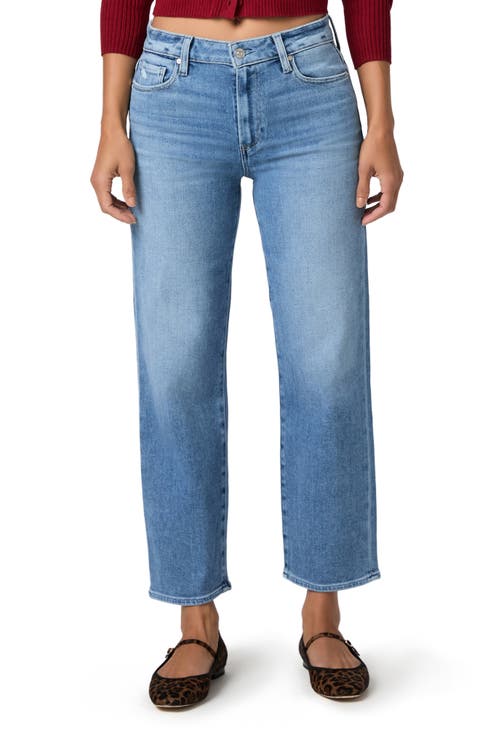 Mason Mid Rise Ankle Straight Leg Jeans