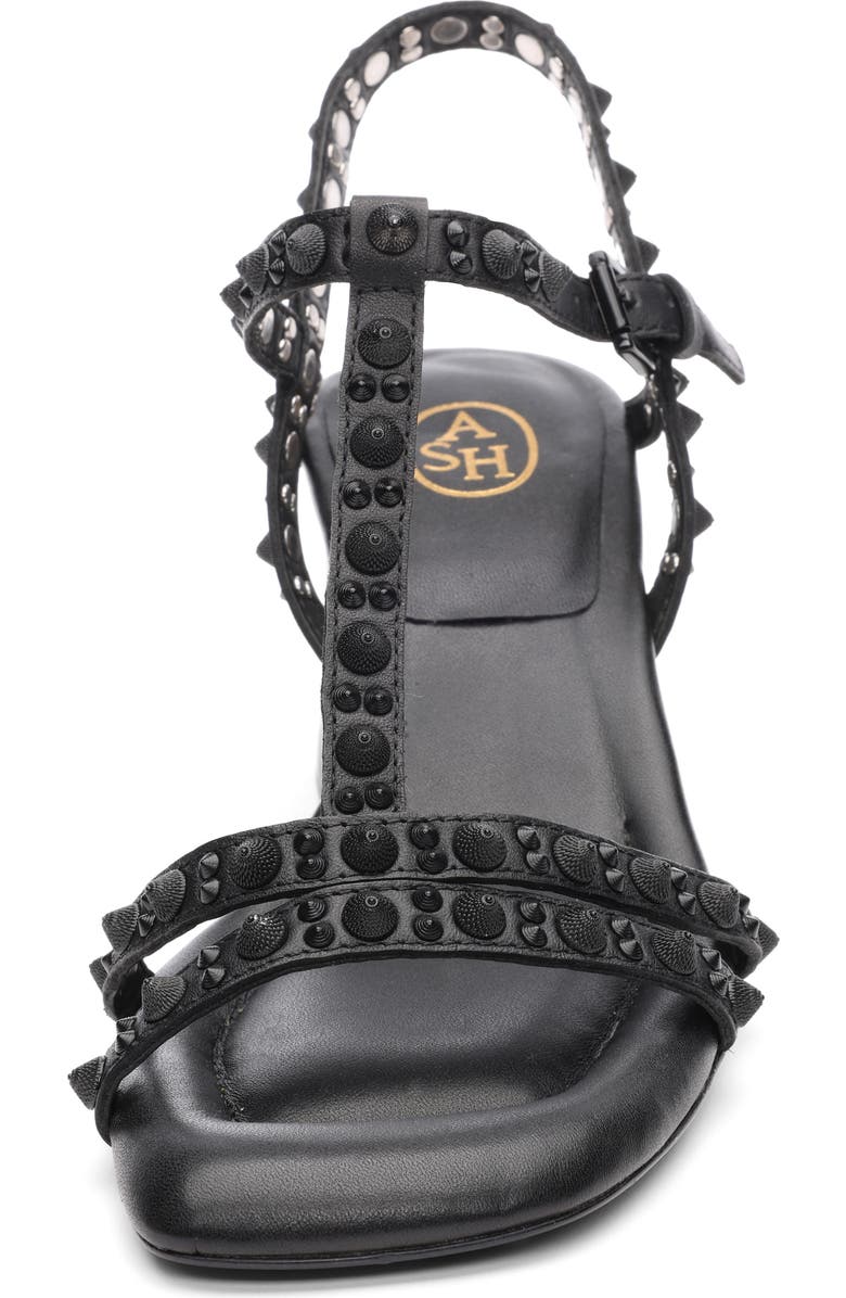 Ash Janice Studded Block Heel Sandal, Alternate, color,