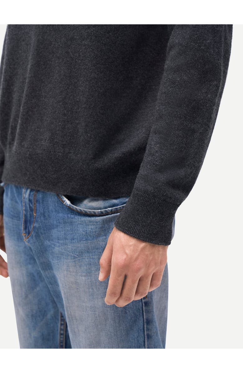 Gobi Cashmere Timeless Turtleneck Cashmere Sweater, Alternate, color, Charcoal